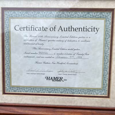 Rare Hamer Artist Sterling Silver Edition 25th Anniversary 1999 #11 of 25 Trans Red OHSC image 22