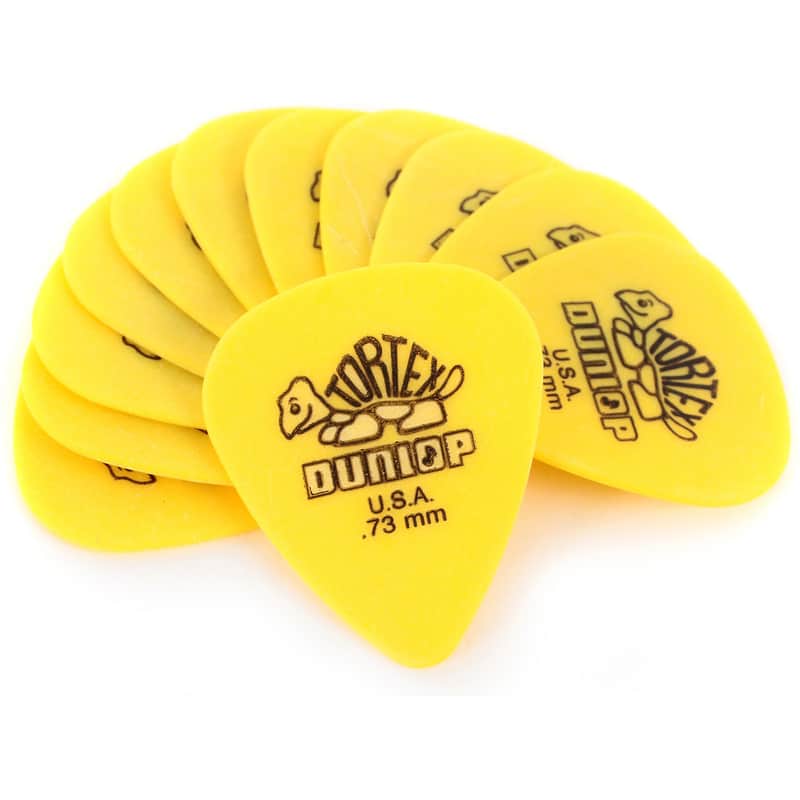 Dunlop 418P73 Tortex Standard .73mm Guitar Picks (12-Pack) image 1