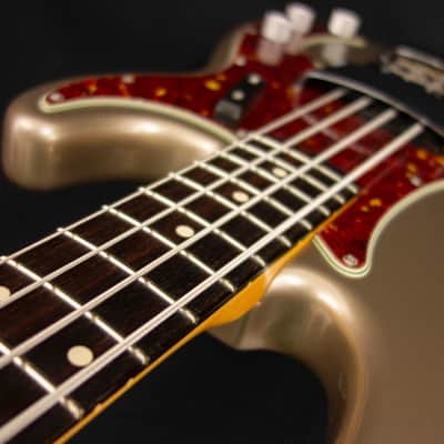 Fender Custom Shop 59 P Bass Special - New Old Stock - Shoreline Gold - 9.6 lbs - Serial # R148614 image 21