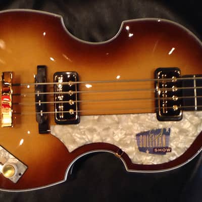 Horfner Limited Edition Beatle Bass 1962 Ed Sullivan Show Electric Violin Bass Right Handed Sunburst image 6