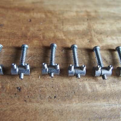 Fender Telecaster notched saddles with intonation screws - correct replacements for 1972, 1973, 1974, 1975, 1976, 1977, 1978, 1979 image 4