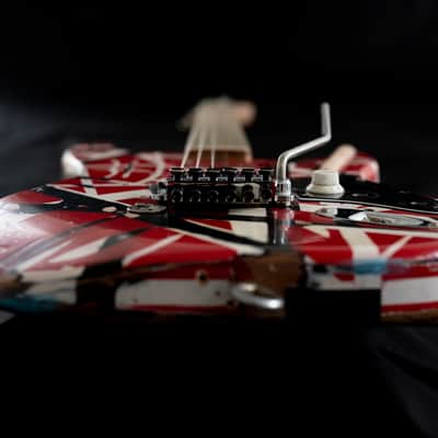 Custom Van Halen Frankenstrat Frankenstein Stratocaster Tribute Met Museum Custom image 8