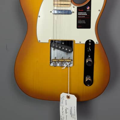 Fender Limited Edition American Performer Telecaster- Timber Series 2024 - Honey Burst image 4