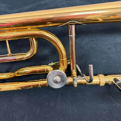 Used Yamaha YSL-448G Intermediate Bb/F Tenor Trombone with Original Case Mouthpiece Just Serviced image 15