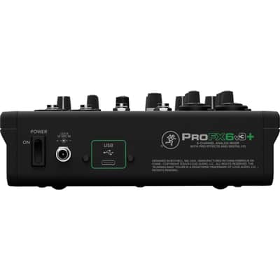 Mackie ProFX6v3+ 6-Channel Analog Mixer w/ Enhanced FX, USB Recording Modes, & Bluetooth image 2