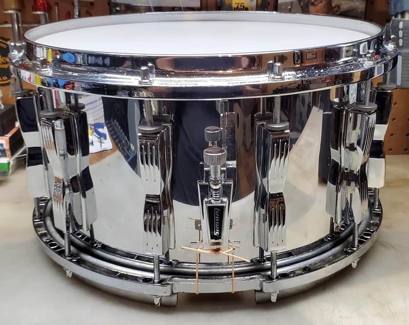 Ludwig Coliseum 8”x14” Snare Drum 1970’s - Chrome Over Maple image 1