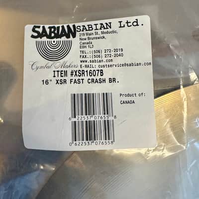 Sabian XSR 16“ Fast Crash 2023 imagen 4