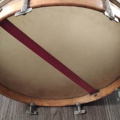 Leedy? Antique Wood Snare Drum Early 1880-1910 Coltskin Leedy 1880-1910 - natural image 6