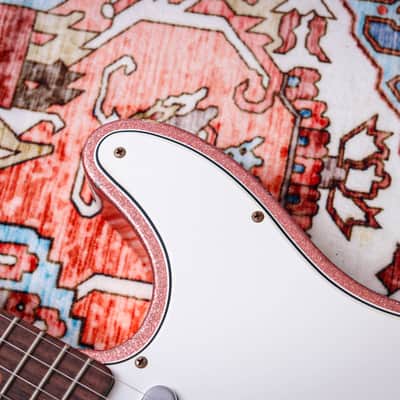 FENDER USA Custom Shop Ltd '61 Reissue Telecaster Relic "Champagne Sparkle + Rosewood" (2022) image 11