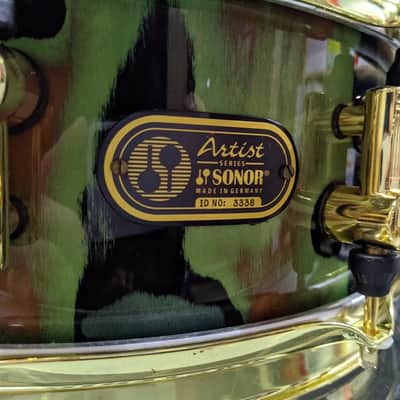 Sonor Artist Series 5x13" JoJo Mayer Beech Snare Drum Earth Finish image 2