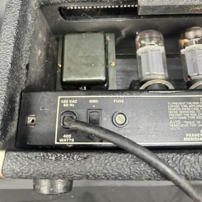 Peavey Rock Master Vintage Tube Series 120-Watt Guitar Head 1980s - Black image 7