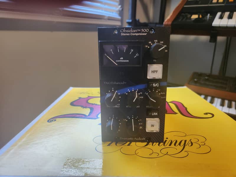 Dramastic Audio Obsidian 500 Stereo Compressor Module 2010s - Black image 1
