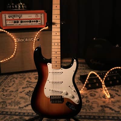 Squier Bullet Stratocaster with Tremolo and Laurel Fretboard 2019 - Brown Sunburst S/N ICS19** image 1