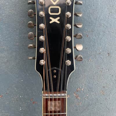 Vox V240 Twelve String Folk Electro Acoustic 1965 - Natural image 4