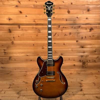 Ibanez AS93FML Left Handed Electric Guitar - Violin Sunburst image 2