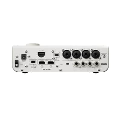 Yamaha URX44V-W 6 in / 4 out dual USB-C AV Interface, touchscreen, white image 2