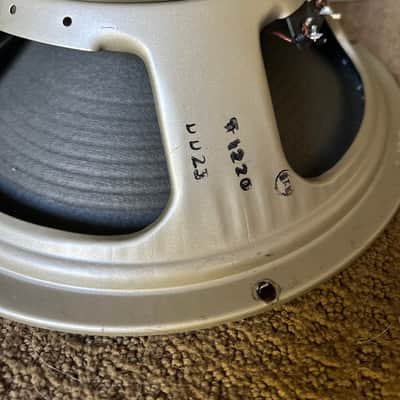 1971 Celestion G12M Greenback T1220 (8Ω) – Pair – Original Pulsonic Cones – DD25 image 2