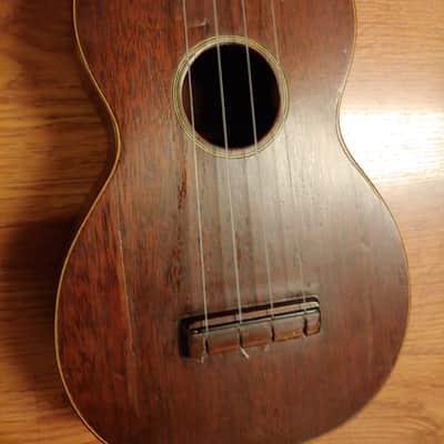 Early 20's Martin Style 1 Mahogany Soprano Ukulele with Deluxe Guardian O44 Case  1920s Mahogany image 2