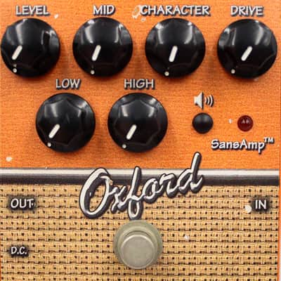Tech 21 SansAmp Oxford With Original Case Made in U.S.A. Distortion Effect Pedal 716610 image 4