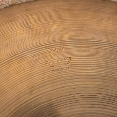 Vintage Zildjian 15" Transition Stamp Sizzle Hi Hat Cymbals 900g 1077g image 9