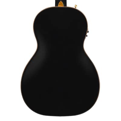 Gretsch G5021E Rancher Penguin Parlor Acoustic/Electric- Black w/ Rosewood FB image 7