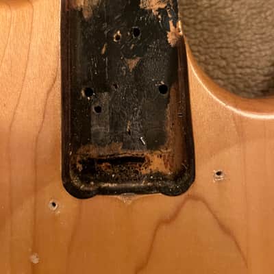 Fender Musicmaster Bass Body 1977 - Natural image 5