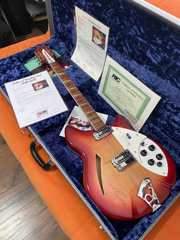 Rickenbacker 360/12CW Carl Wilson 2000 - Fireglo, Signed By Brian Wilson image 1