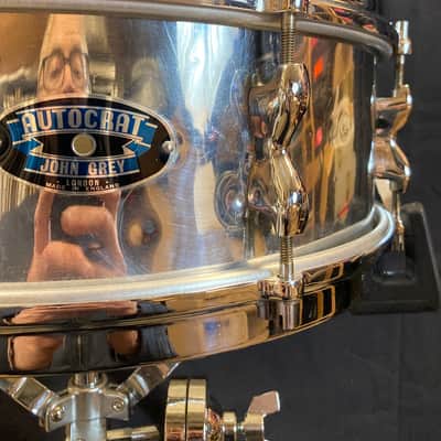 John Grey - 5x14" Autocrat Metal Snare Drum, Modified 1970's - Chrome over Steel image 6