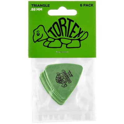 431P88 Tortex Triangle 0.88mm Lot de 6 Dunlop image 1