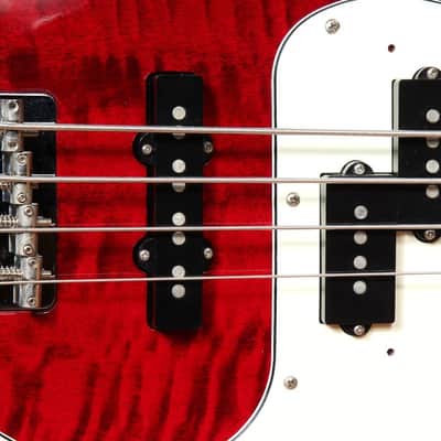 FENDER 2006 AERODYNE PRECISION BASS Flame Maple Top Red Foto FMT CIJ Japan 06768 image 6