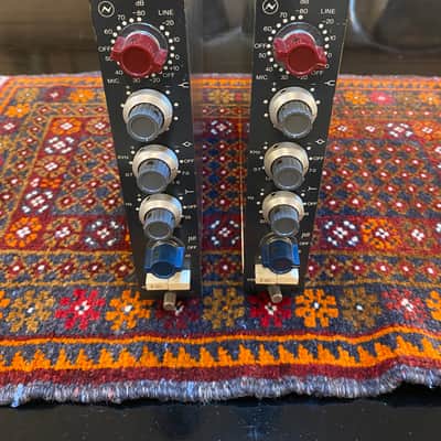 Neve 1066 Mic / Line Input Module with 3-Band EQ Pair 1970s - RAF Blue Grey (Lot #1) image 2