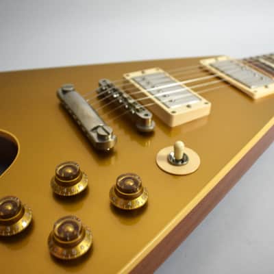 2014 Gibson Custom Shop L.E Flying V Standard Goldtop Electric Guitar w/OHSC image 15