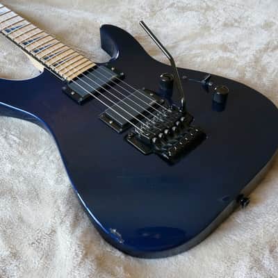 Jackson DK2M DK2 Dinky MIJ Blue Japan Electric Guitar EMG Maple Floyd Rose image 2
