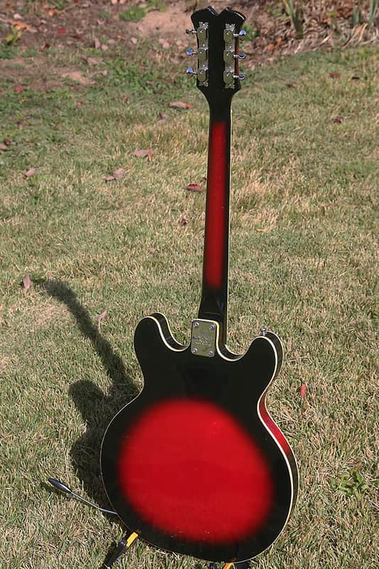 1966 Aria Diamond 1202T in Cherry Sunburst | Reverb