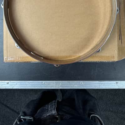 Angel Drums 14” 8 Lug Stainless Steel Snare Drum Hoop set - Stainless Steel image 4