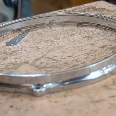 Gretsch Vintage 12" Diecast hoop 5 hole - Chrome image 1