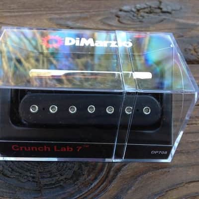 DiMarzio DP708BK Crunch Lab 7 String Bridge Lead Pickup Black Humbucker image 4