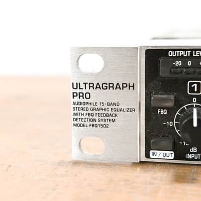 Behringer ULTRAGRAPH PRO FBQ1502 15-Band Stereo Graphic Equalizer CG014NH image 5