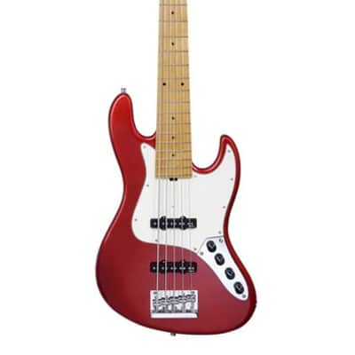 Sadowsky MetroExpress 21 Fret Vintage JJ Bass 5 String Candy Apple Red Metallic High Polish Maple Board image 1