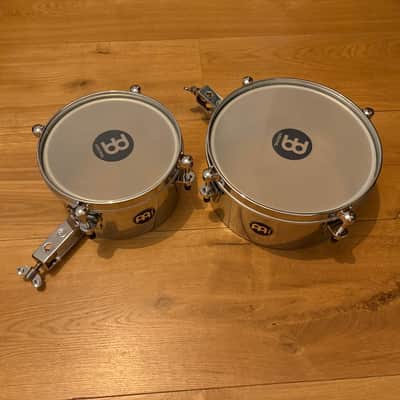 Meinl MIT810CH 8” & 10” Mini Timbales – Chrome 2026 - Chrome image 3