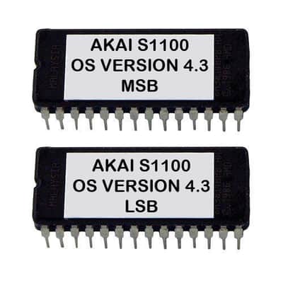 Akai S1100 Latest Operating System 4.3 - Eprom Upgrade Update OS Firmware S-1100 Rom