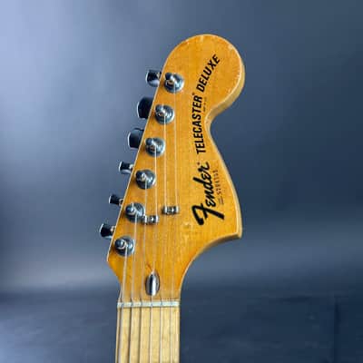 Vintage 1977 Fender Telecaster Deluxe Natural w/Non-Original Case TSU22958 image 14
