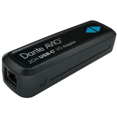 Audinate ADP-USBC-AU-2X2 Dante AVIO USB-C IO Adapter image 1