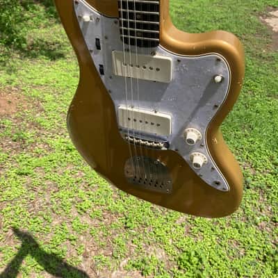 Feelgood 12 String Jazzmaster Electric XII Custom Build- Aztec Gold Nitro RELIC by Copacetic Customs image 11