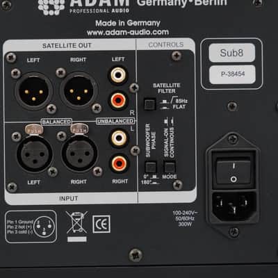 Adam Sub8 Active Subwoofer w/ Primacoustic Recoil Stabilizer Pad #58838 image 11