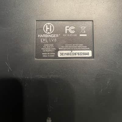 Harbinger LVL LV8 8-Channel Analog Mixer w/ Box Manual & Power Cable imagen 2