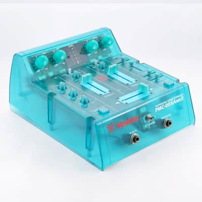 Vestax PMC-005A MKⅡ Blue Translucent Rare DJ Mixer Equipment Mk2