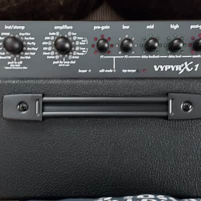 Peavey Vypyr X1 20-Watt 1x8" Digital Modeling amp with matching Vypyr footswitch 2021 - Present - Black image 7