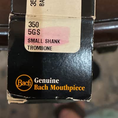 Bach 5GS Small Shank Trombone Mouthpiece - 5G Cup 2010s - Silver-Plated image 5