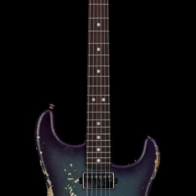 Fender Custom Shop 1966 Stratocaster SH Heavy Relic - Aged Competition Burgundy #87625 image 5